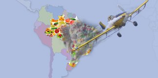 Lançado na Europa mapa do envenenamento de alimentos no Brasil